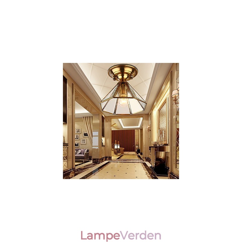 Traditionelle klassiske mini-stil messing metal Flush Mount spotlights