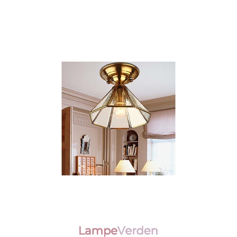 Traditionelle klassiske mini-stil messing metal Flush Mount spotlights