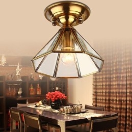 Traditionelle klassiske mini-stil messing metal Flush Mount spotlights