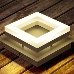 9W moderne moderne akryl flush Mount
