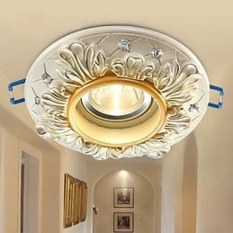 10*3.5CM Europa Type Stil Landdistrikter Loftsrør Lampe Absorber Kuppel Lys Lampe