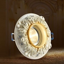 10*3.5CM Europa Type Stil Landdistrikter Loftsrør Lampe Absorber Kuppel Lys Lampe