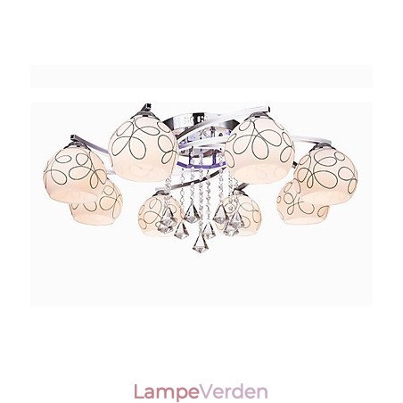Lysekrone Modern Crystal Living 8 lys Lysekrone Modern Crystal Living 8 lys