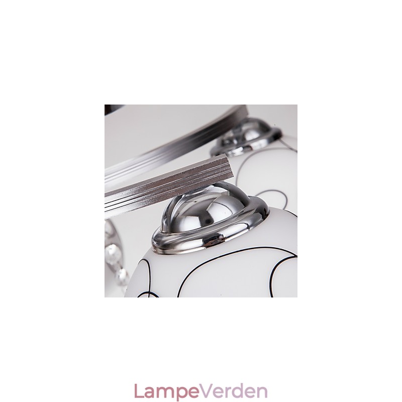 Lysekrone Modern Crystal Living 8 lys