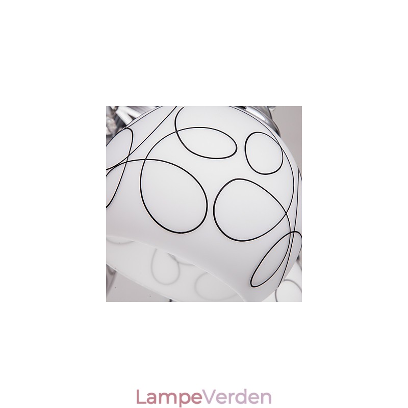 Lysekrone Modern Crystal Living 8 lys