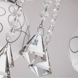 Lysekrone Modern Crystal Living 8 lys