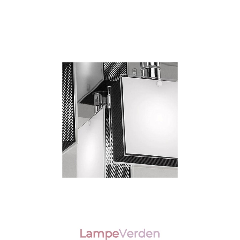 Moderne moderne Chrome Metal Flush Mount