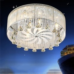 Flush Mount Crystal Moderne moderne glas