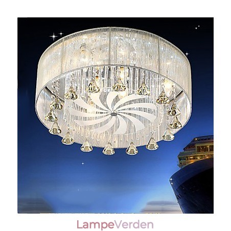 Flush Mount Crystal Moderne moderne glas Flush Mount Crystal Moderne moderne glas
