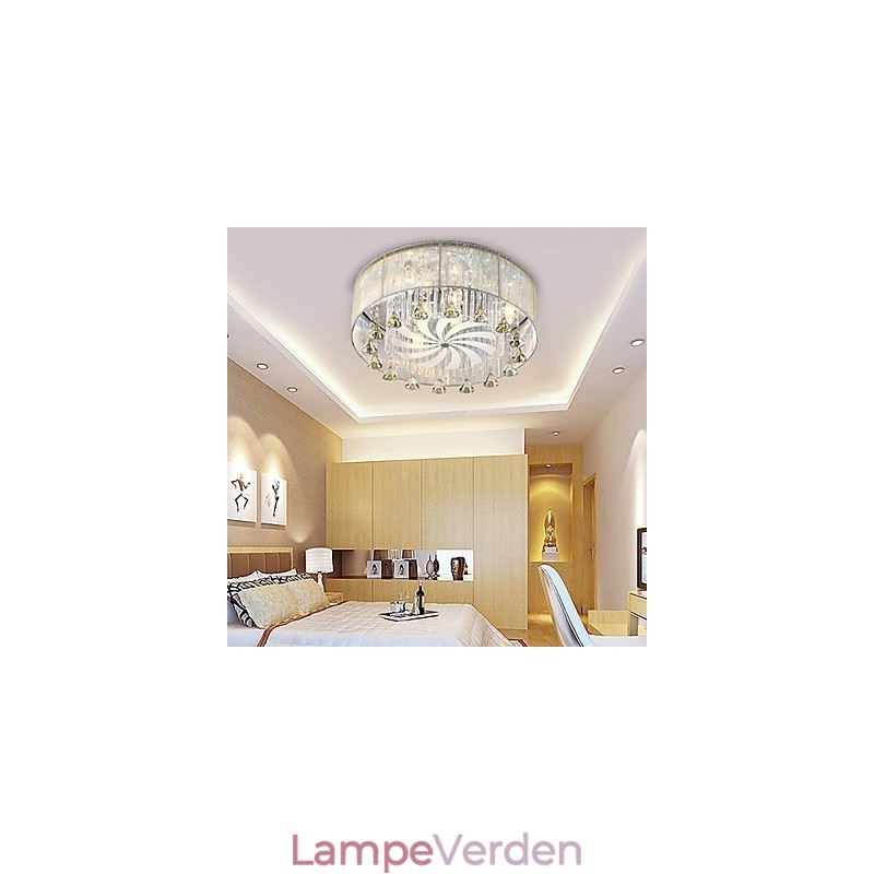 Flush Mount Crystal Moderne moderne glas