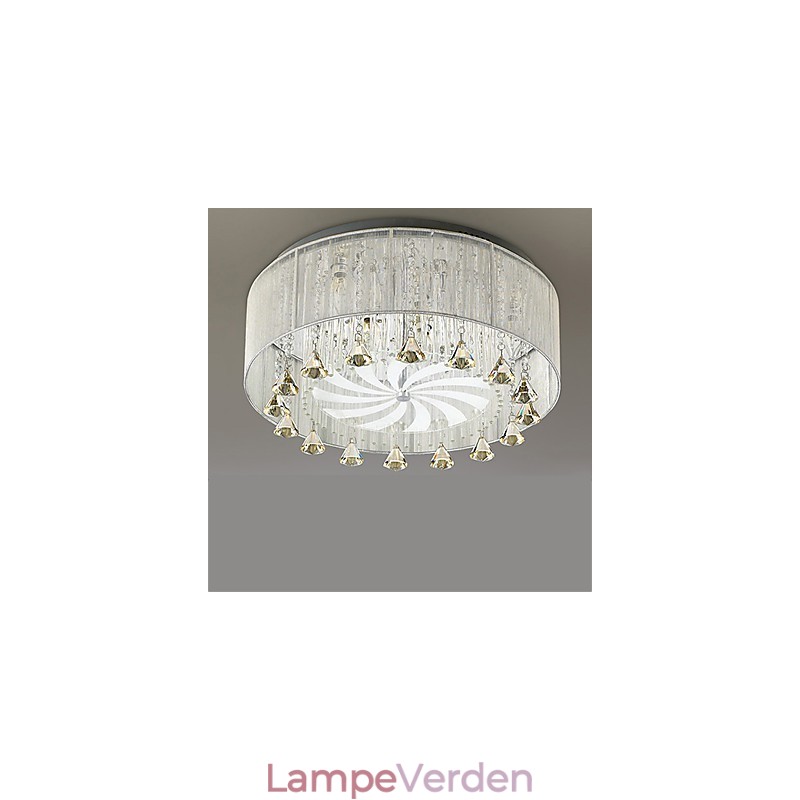 Flush Mount Crystal Moderne moderne glas