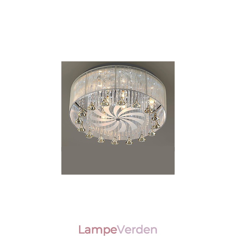 Flush Mount Crystal Moderne moderne glas