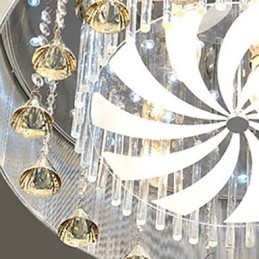 Flush Mount Crystal Moderne moderne glas