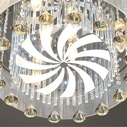 Flush Mount Crystal Moderne moderne glas