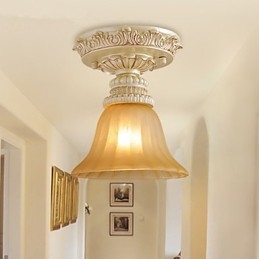 Traditionelle, klassiske mini-maleri, harpiks Flush Mount Spot Lights