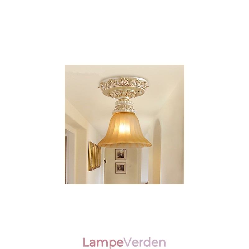 Traditionelle, klassiske mini-maleri, harpiks Flush Mount Spot Lights