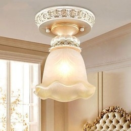 Traditionelle, klassiske mini-maleri, harpiks Flush Mount Spot Lights