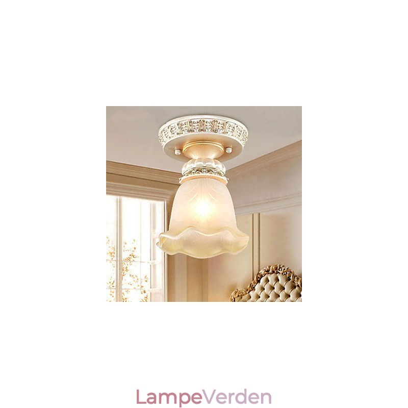 Traditionelle, klassiske mini-maleri, harpiks Flush Mount Spot Lights