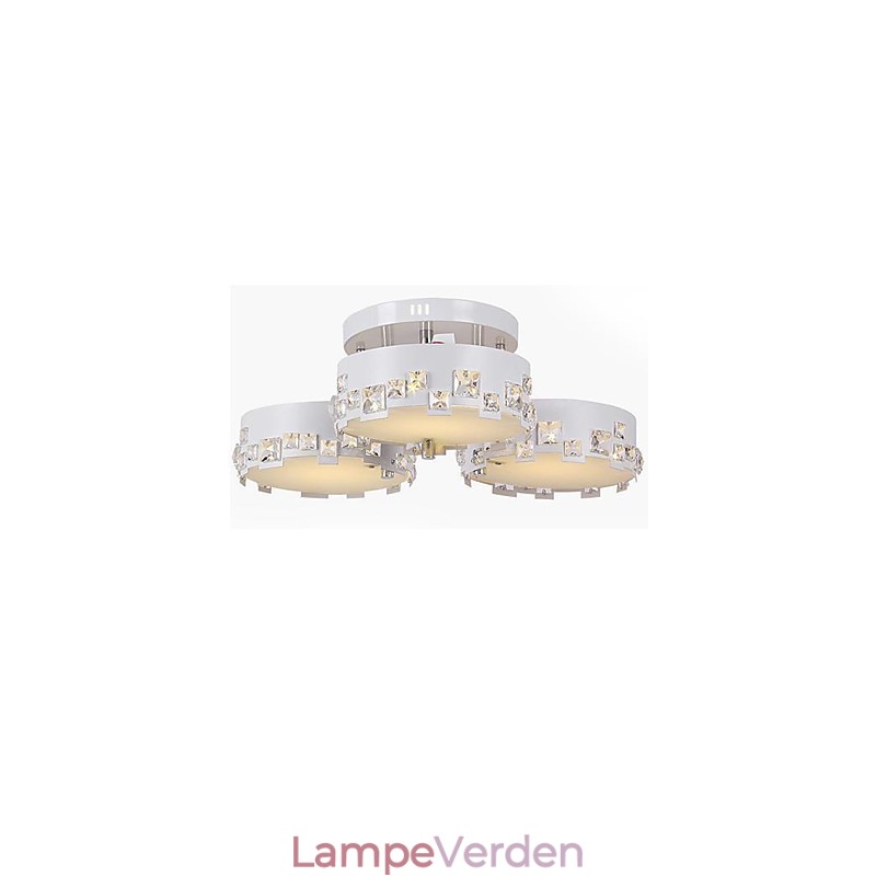 Moderne moderne krystalmaleri Metal Flush Mount