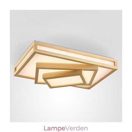 Moderne moderne mini stil maleri træ Bambus Flush Mount Moderne moderne mini stil maleri træ Bambus Flush Mount