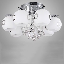 Flush Mount Crystal Moderne moderne glas