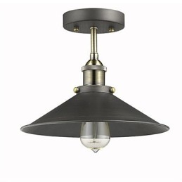 Vintage Mini Edison Loftslampe 1 Light Metal Flush Mount