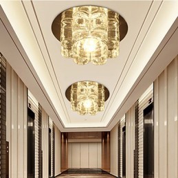 Moderne moderne krystal indbygningsmontering
