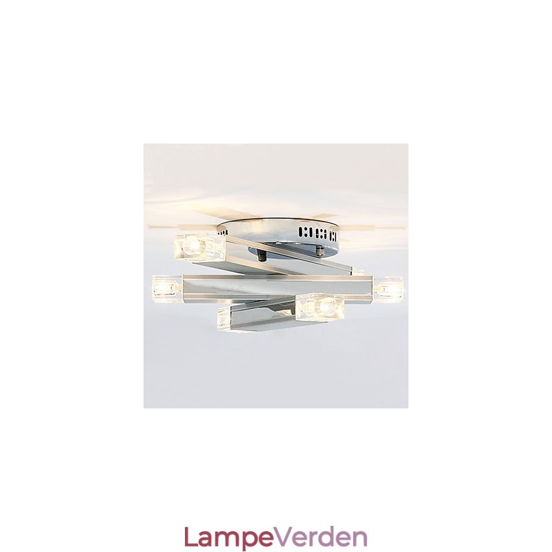 Moderne loftslampe med 6 lys i smart design