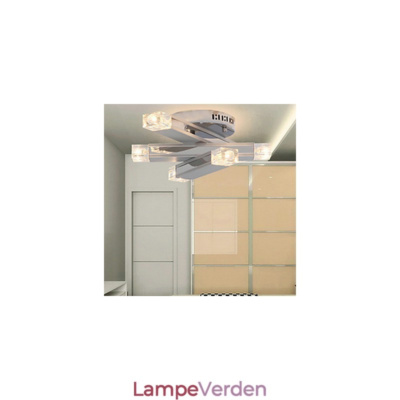 Moderne loftslampe med 6 lys i smart design