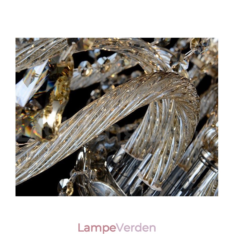 Cognac Krystal Farve Pendel Lys Krystal Moderne Moderne Traditionel Klassisk Retro Lantern Country