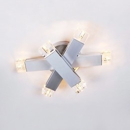 Moderne loftslampe med 6 lys i smart design