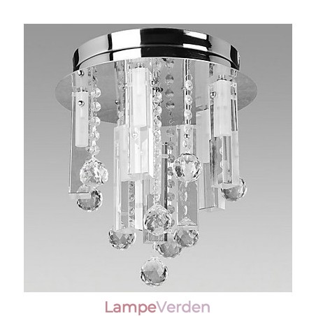 Krystal loftslampe med 8 lys Krystal loftslampe med 8 lys