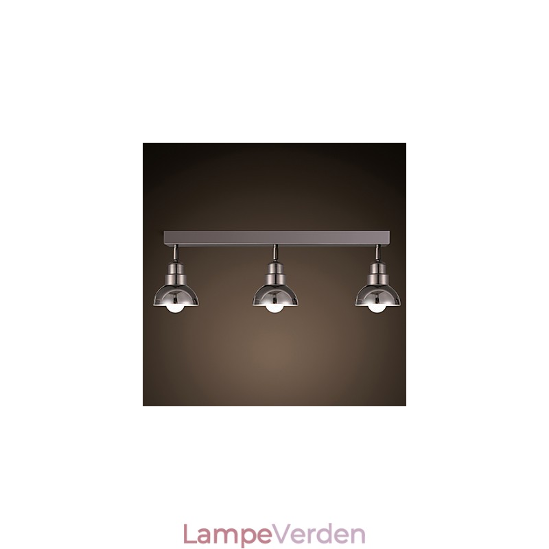 Flush Mount Trinal hoved lys hvid glas aluminiumsramme Mode moderne
