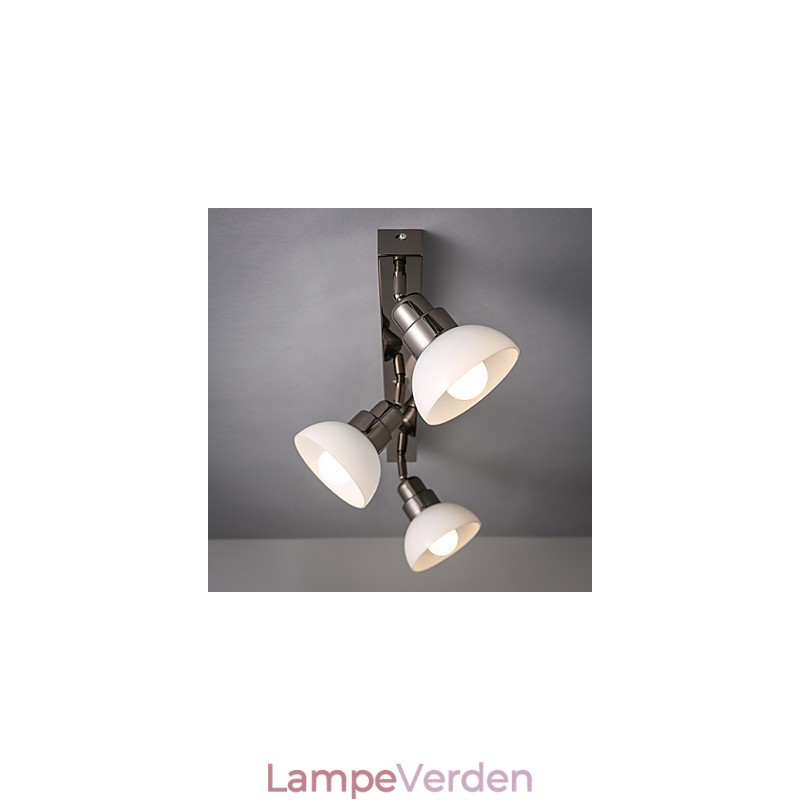 Flush Mount Trinal hoved lys hvid glas aluminiumsramme Mode moderne