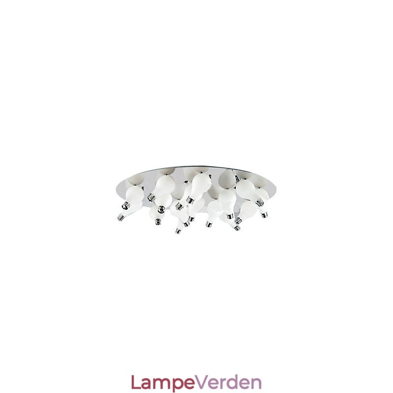Moderne Flush Mount med 12 lys i runde (G4 Bulb Base)