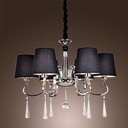 Moderne Moderne Traditionel Klassisk Rustik Lodge Vintage Island Chrome Metal Lysekrone Spisestue