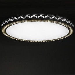 90~265V Flush Mount Crystal Modern Contemporary Metal Metal