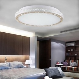 90~265V Flush Mount Crystal Modern Contemporary Metal Metal