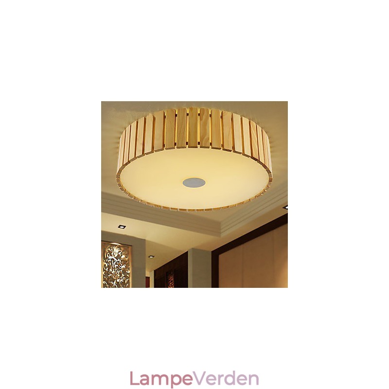 Flush Mount Traditionel klassisk træbambus