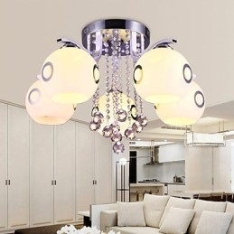 Flush Mount Crystal Moderne moderne glas