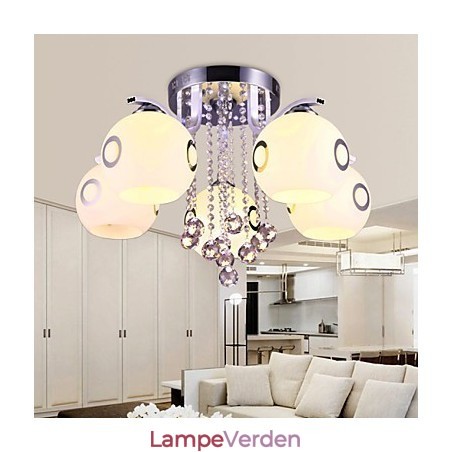 Flush Mount Crystal Moderne moderne glas Flush Mount Crystal Moderne moderne glas