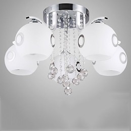 Flush Mount Crystal Moderne moderne glas