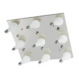 Moderne Flush Mount med 9 lys i firkantet (G4 Bulb Base)
