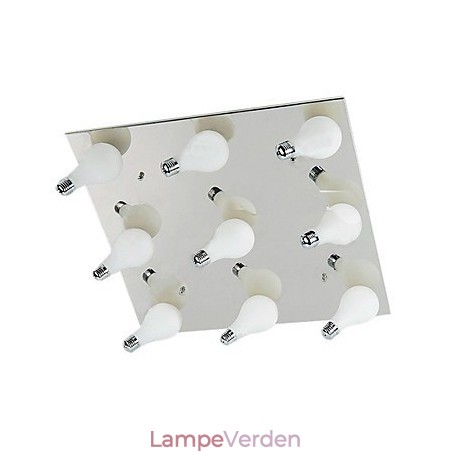Moderne Flush Mount med 9 lys i firkantet (G4 Bulb Base) Moderne Flush Mount med 9 lys i firkantet (G4 Bulb Base)