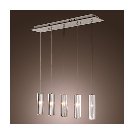 Moderne moderne ø krystal krom metal pendellampe Moderne moderne ø krystal krom metal pendellampe