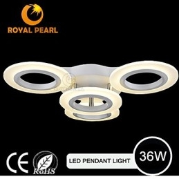 Moderne Pendel Light Fire Heads Acryl Circle Light