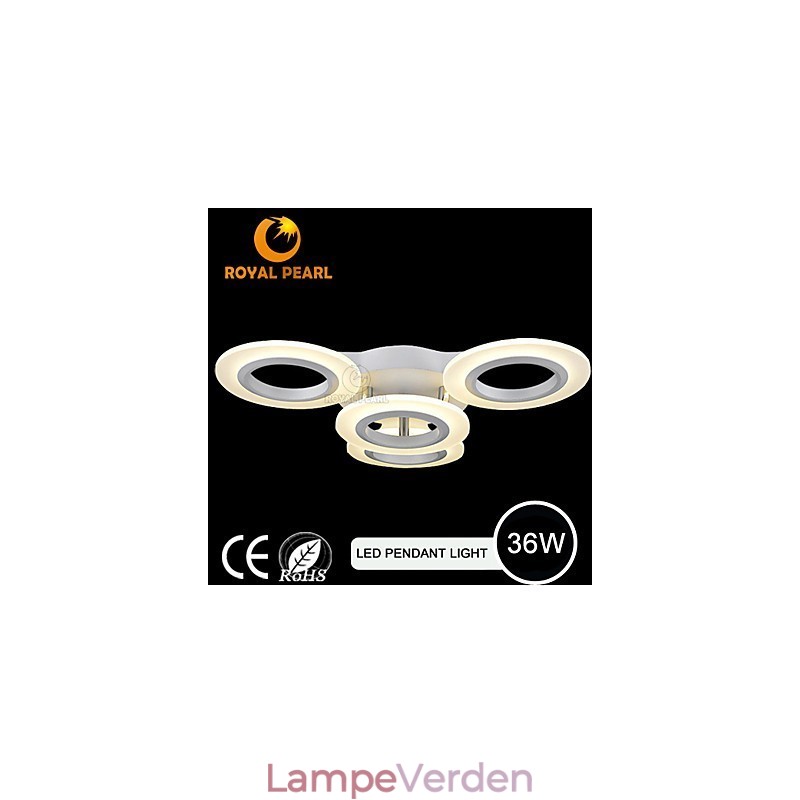 Moderne Pendel Light Fire Heads Acryl Circle Light