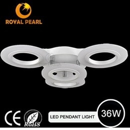 Moderne Pendel Light Fire Heads Acryl Circle Light