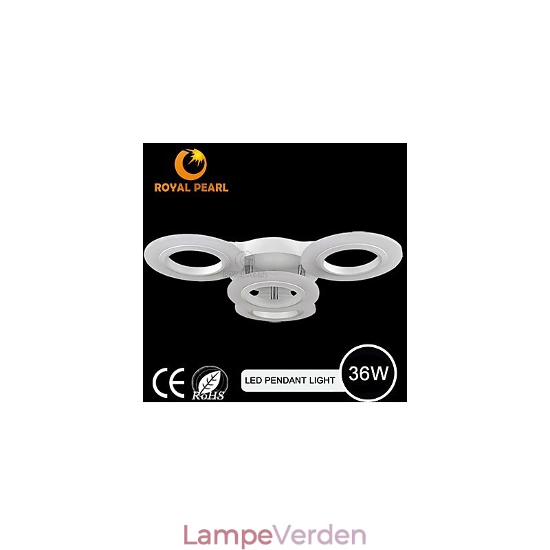 Moderne Pendel Light Fire Heads Acryl Circle Light