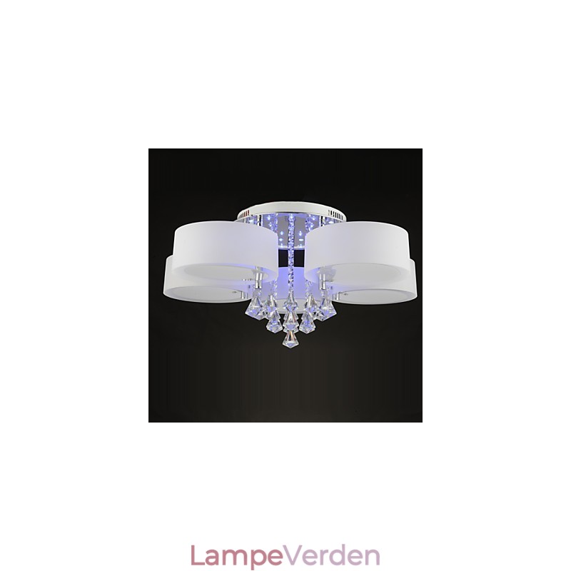 Fjernbetjening Flush Mount Crystal Inkluderet Modern Contemporary